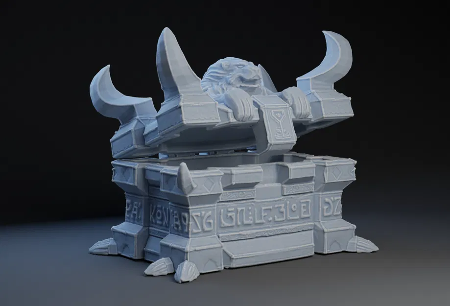 Mô hình Fantasy Chest - Hộp đựng xúc xắc giả tưởng ấn tượng - Image 1