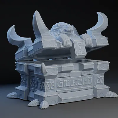 Mô hình Fantasy Chest - Hộp đựng xúc xắc giả tưởng ấn tượng