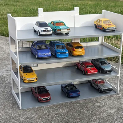 Mô hình tòa nhà bãi đỗ xe trưng bày - Tỷ lệ 1:64