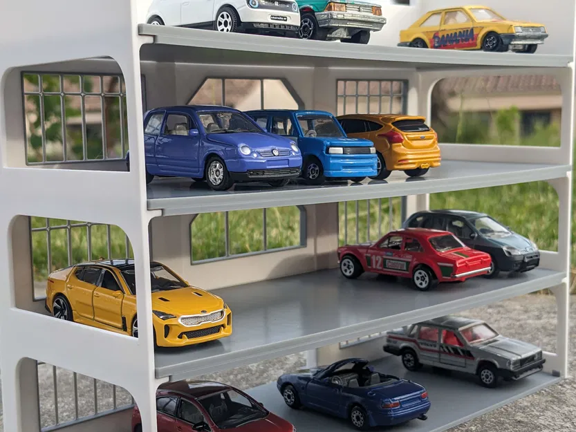 Mô hình tòa nhà bãi đỗ xe trưng bày - Tỷ lệ 1:64 - Image 3