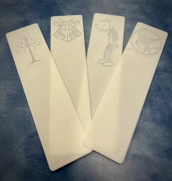 Bộ sưu tập kẹp sách (bookmark) với các logo in dập chìm - Image 6