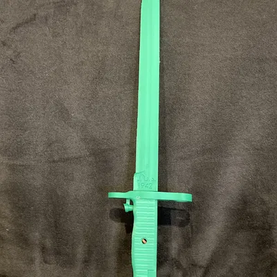Mô hình lưỡi lê M1 thời Thế chiến II (WW2 M1 bayonet) in 3D