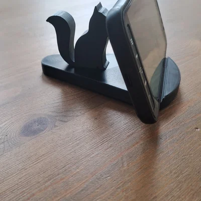 Giá đỡ điện thoại hình mèo dễ thương in 3D độc đáo