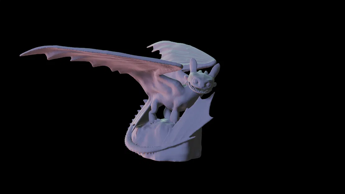 Mô hình tượng Răng Sún (Toothless) [Bản cũ] - Image 1