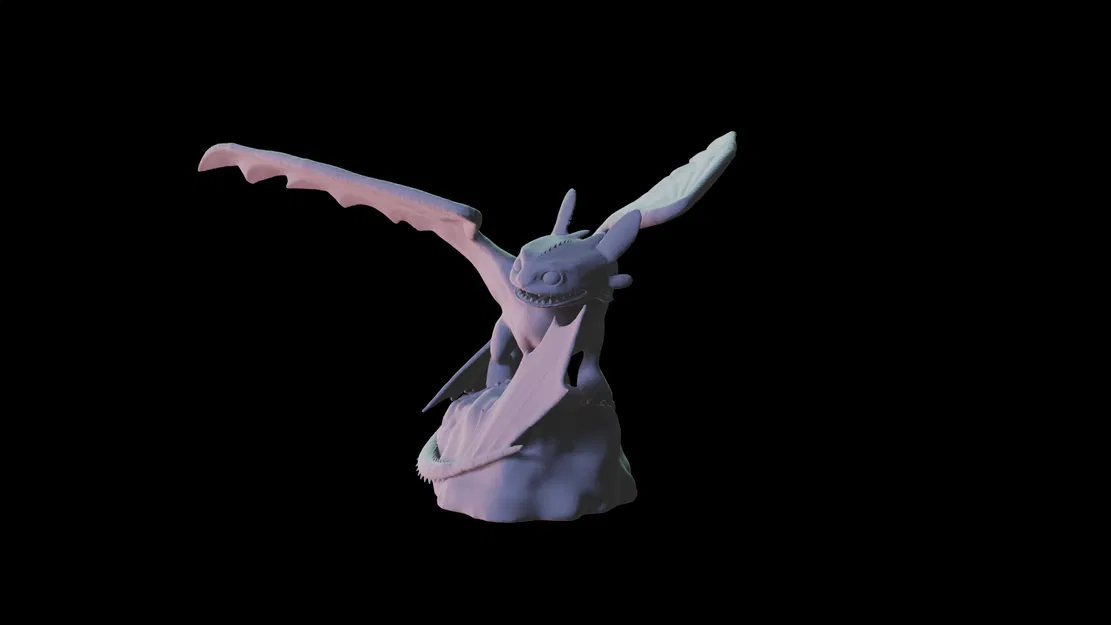 Mô hình tượng Răng Sún (Toothless) [Bản cũ] - Image 3