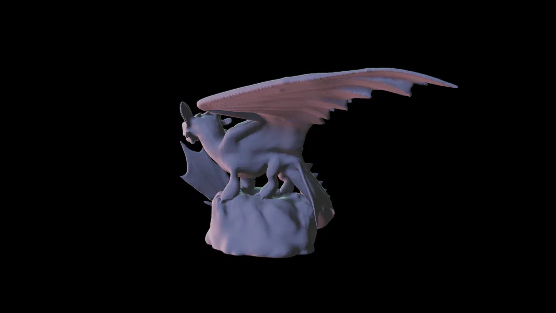 Mô hình tượng Răng Sún (Toothless) [Bản cũ] - Image 4