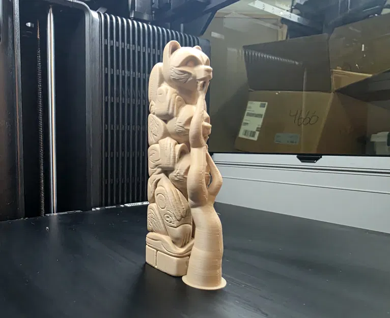 Mô hình cột Totem ba chú gấu trang trí 3D tinh xảo - Image 6