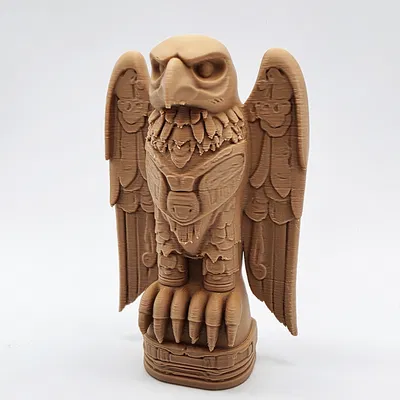 Mô hình cột Totem đại bàng Mighty Eagle dũng mãnh in 3D