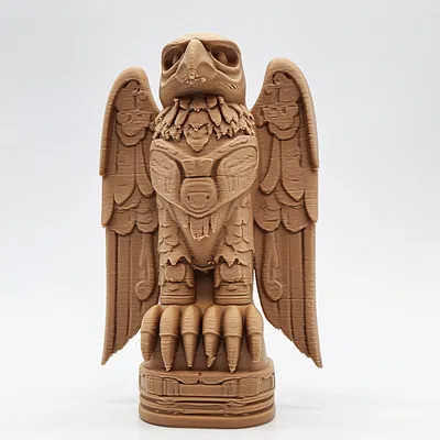 Mô hình cột Totem đại bàng Mighty Eagle dũng mãnh in 3D