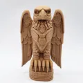 Mô hình cột Totem đại bàng Mighty Eagle dũng mãnh in 3D - Thumbnail 6