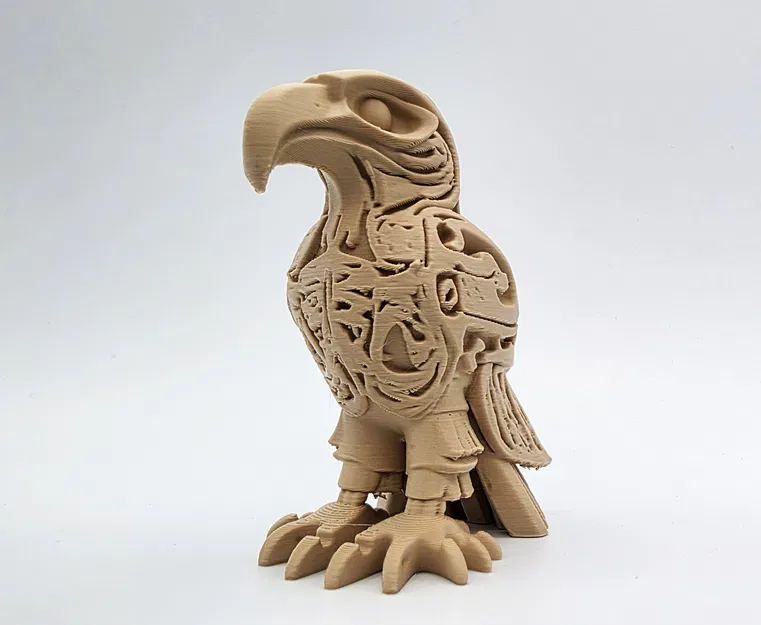 Tượng Đại Bàng Điêu Khắc Gỗ - Image 6