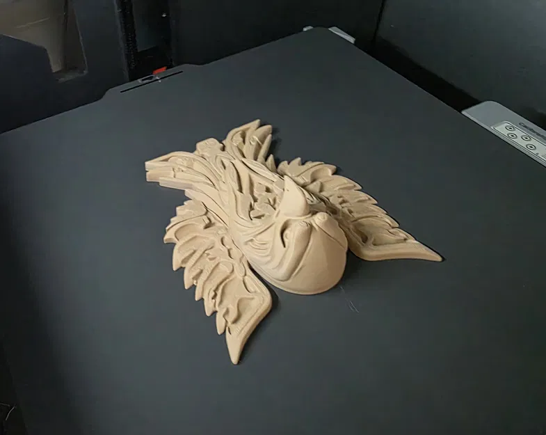 Mô hình Đại bàng treo tường phong cách chạm khắc gỗ cực đẹp - Image 9