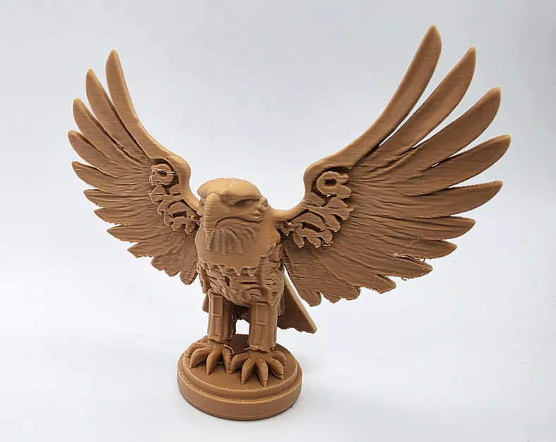 Mô hình Đại bàng dang cánh - Đồ trang trí in 3D phong cách gỗ khắc - Image 1
