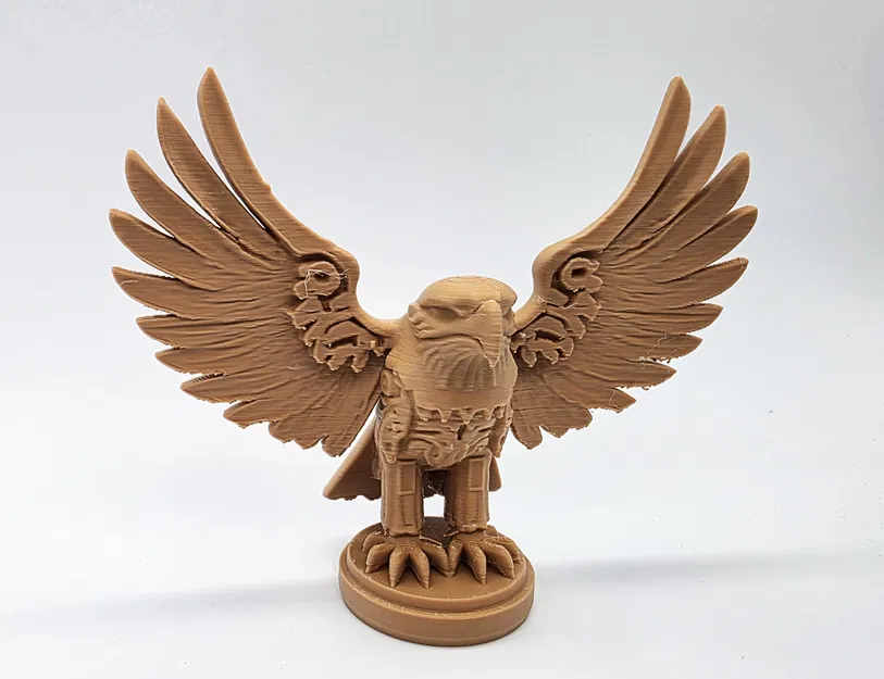 Mô hình Đại bàng dang cánh - Đồ trang trí in 3D phong cách gỗ khắc - Image 2