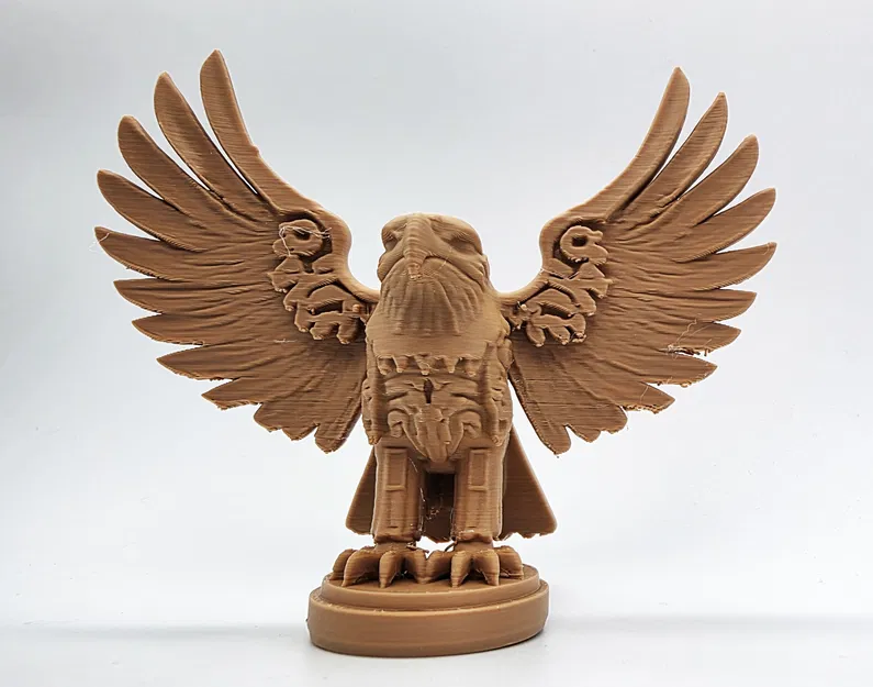 Mô hình Đại bàng dang cánh - Đồ trang trí in 3D phong cách gỗ khắc - Image 5