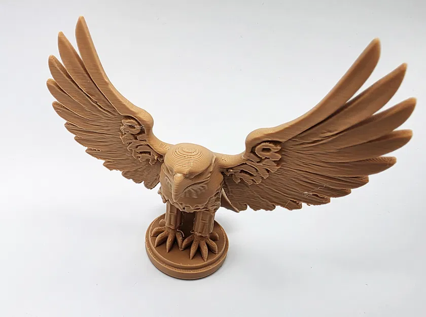 Mô hình Đại bàng dang cánh - Đồ trang trí in 3D phong cách gỗ khắc - Image 6