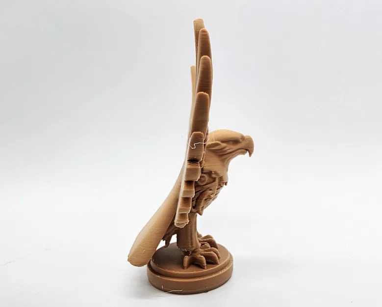 Mô hình Đại bàng dang cánh - Đồ trang trí in 3D phong cách gỗ khắc - Image 7
