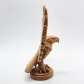 Mô hình Đại bàng dang cánh - Đồ trang trí in 3D phong cách gỗ khắc - Thumbnail 7