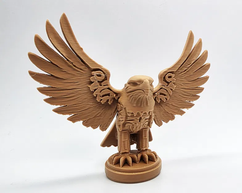 Mô hình Đại bàng dang cánh - Đồ trang trí in 3D phong cách gỗ khắc - Image 8