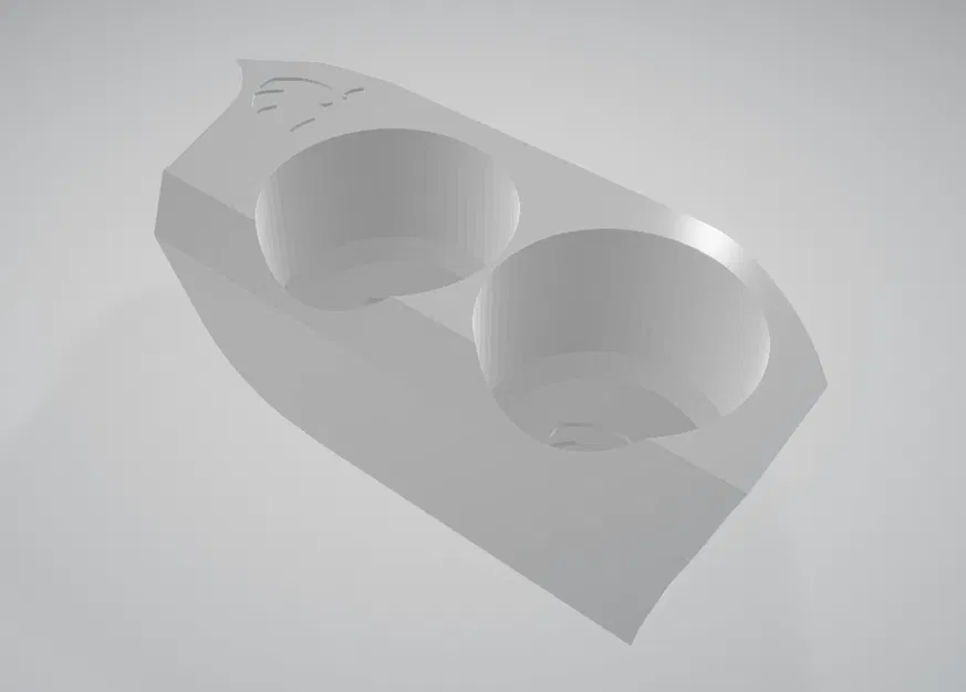 Khay 3D đựng 2 lon nước 500ml cho xe Skoda Octavia 1 - Image 2