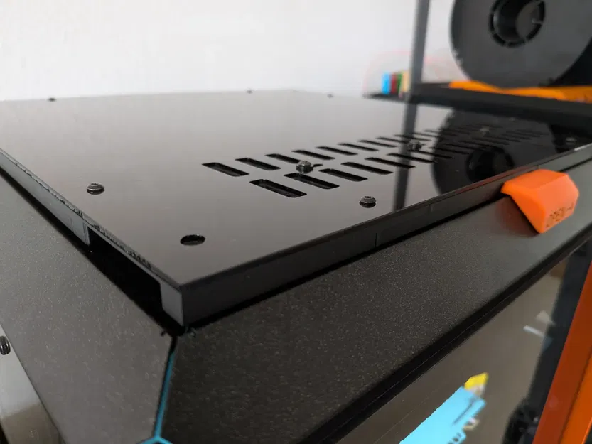 Nắp đậy từ tính cải tiến cho máy in Prusa Core One (Remix) - Image 1