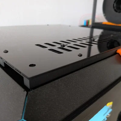 Nắp đậy từ tính cải tiến cho máy in Prusa Core One (Remix)