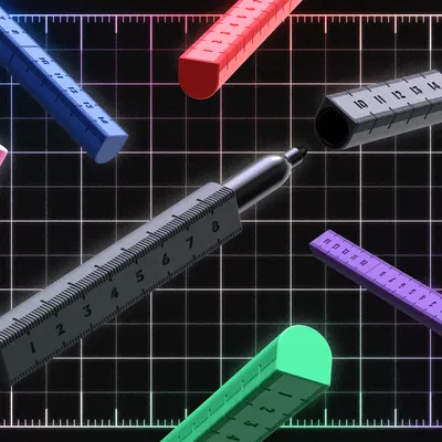 Ốp Thước Đo Cho Bút Sharpie (Đầu Nhọn) (Hệ Mét)