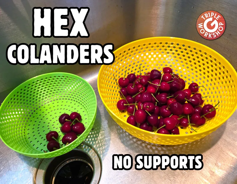 Rổ Hexagonal (HEX Colanders) - Không cần in support - Image 1