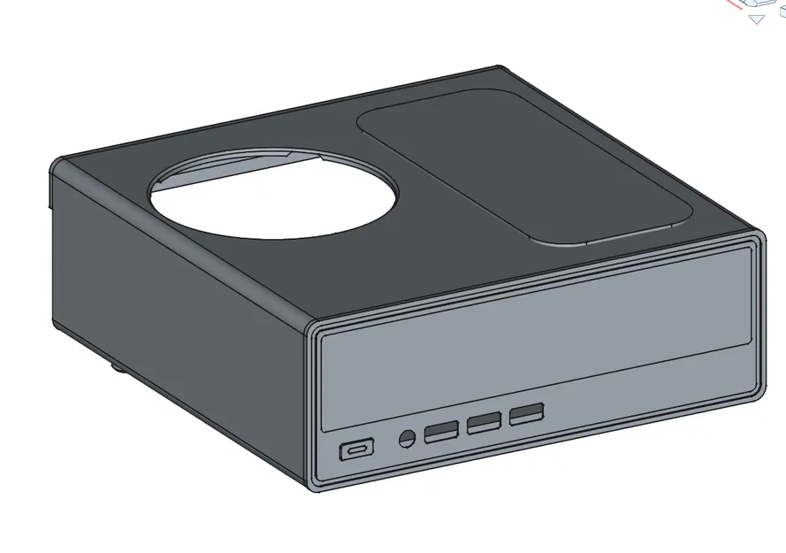 Vỏ Case 3D Minisforum MS-A1 cho tản nhiệt Noctua NH-L9i - Image 9