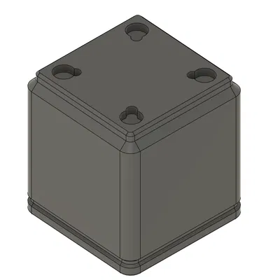 Khay Gridfinity kèm nhãn in có vị trí gắn nam châm (tác giả Pred)