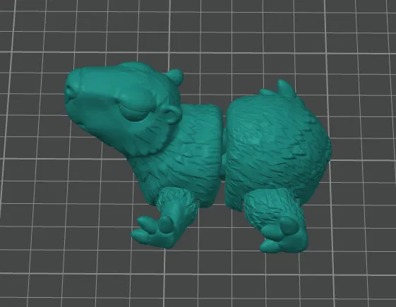 Mô hình Capybara có khớp nối cực dễ thương - Image 1