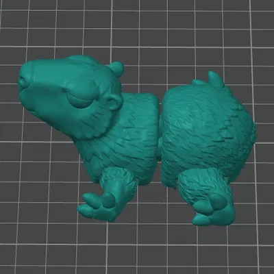 Mô hình Capybara có khớp nối cực dễ thương