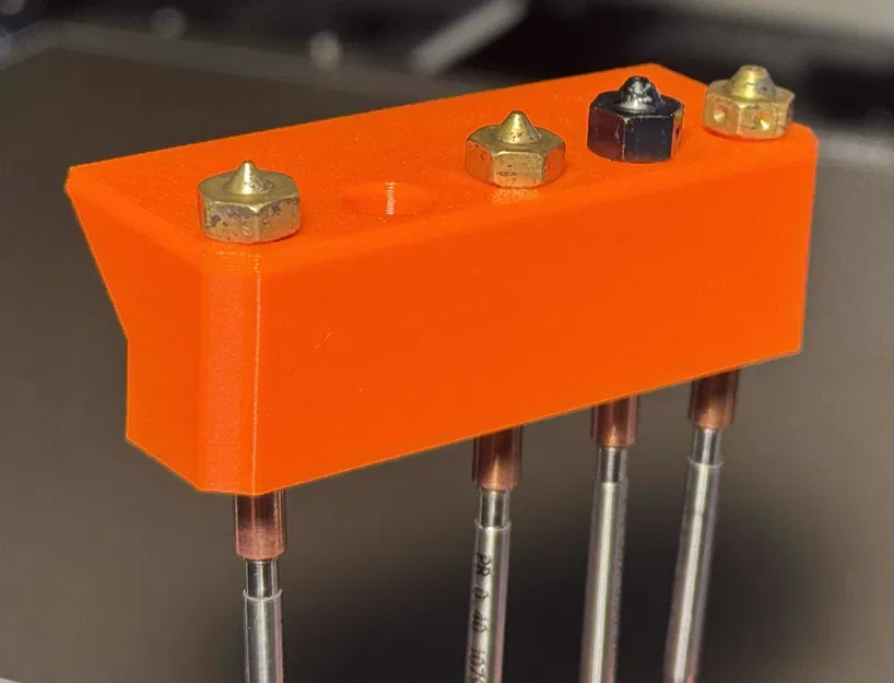 Bản tùy chỉnh cho nam châm 6x2mm - Khay đựng nozzle gắn nam châm cho Prusa Core One - Image 3