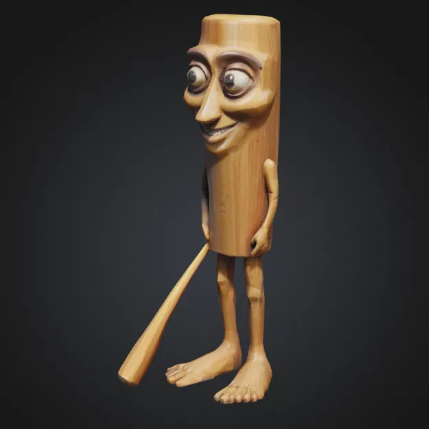 Mô hình 3D nhân vật Tung Tung Tung Sahur độc đáo và ấn tượng - Image 1