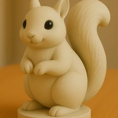 Mô hình chú sóc (Squirrel) 3D đáng yêu trang trí bàn làm việc