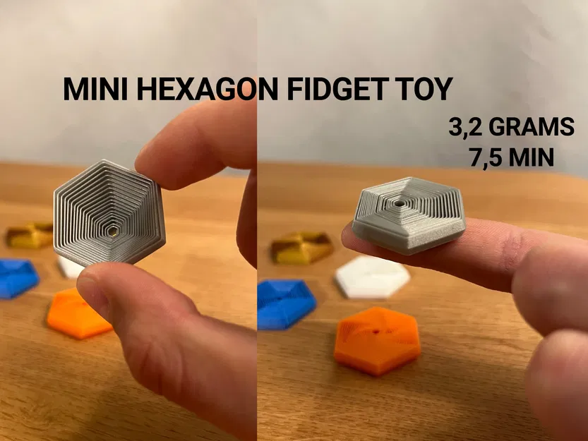 Mini Hexagon Fidget Toy - Đồ chơi fidget hình lục giác nhỏ gọn - Image 1