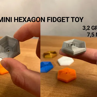 Mini Hexagon Fidget Toy - Đồ chơi fidget hình lục giác nhỏ gọn