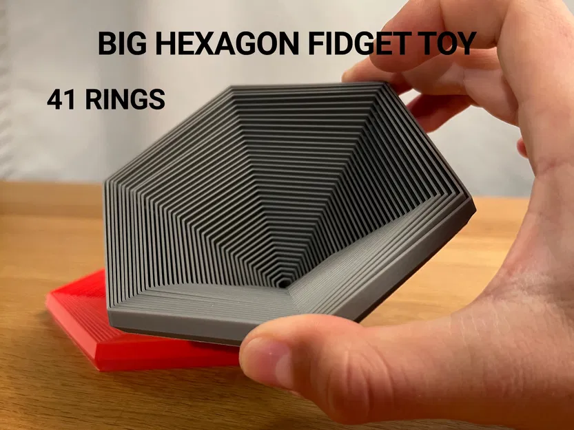 Đồ chơi Fidget Hình Lục Giác Cỡ Lớn (Big Hexagon Fidget Toy) - Image 1