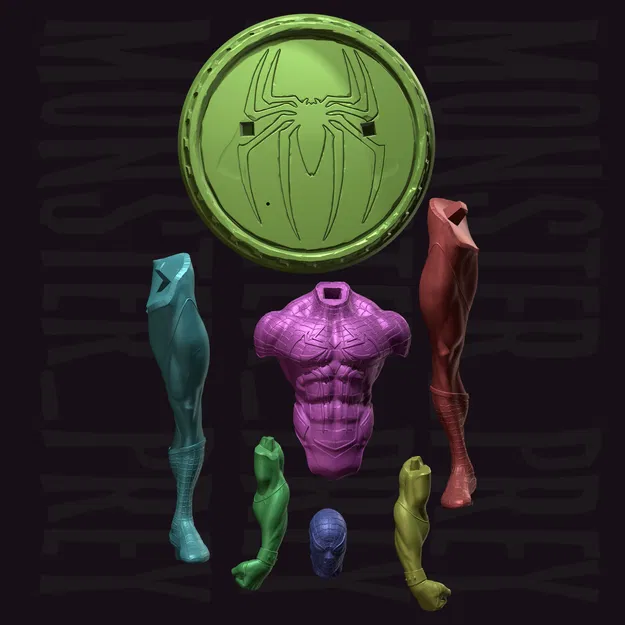 Mô hình Spiderman MIỄN PHÍ dành cho in 3D - Image 6