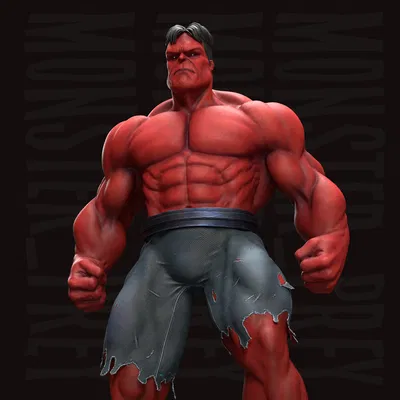 Mô hình Red Hulk MIỄN PHÍ để in 3D