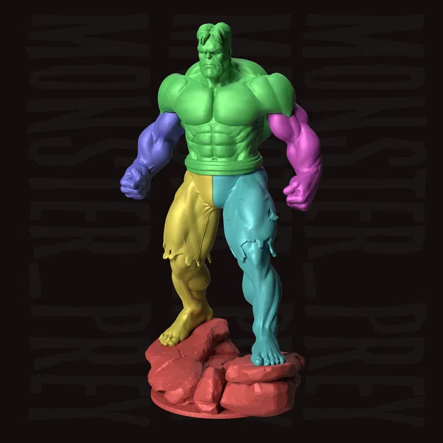 Mô hình Red Hulk MIỄN PHÍ để in 3D - Image 3