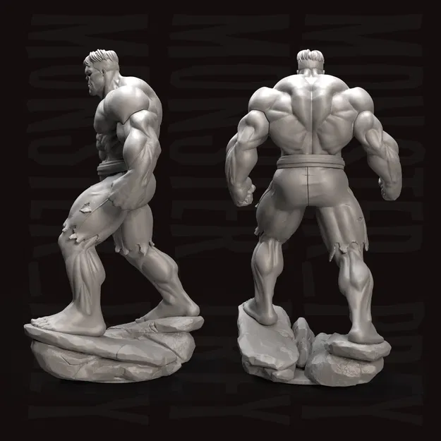 Mô hình Red Hulk MIỄN PHÍ để in 3D - Image 5