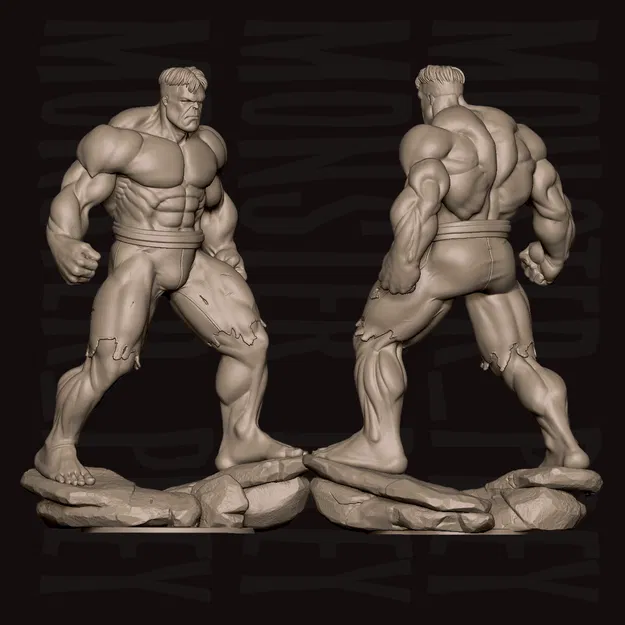 Mô hình Red Hulk MIỄN PHÍ để in 3D - Image 6