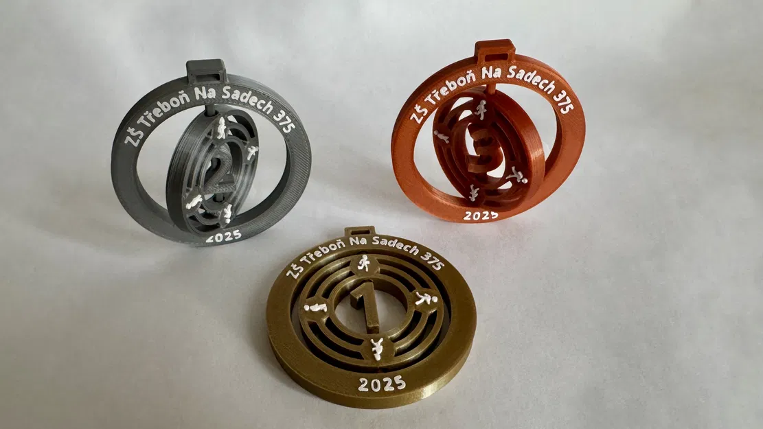 Huy chương (Medal) có tâm xoay - Image 1