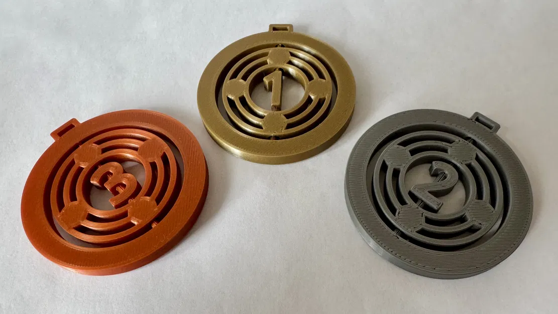 Huy chương (Medal) có tâm xoay - Image 2