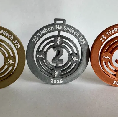 Huy chương (Medal) có tâm xoay