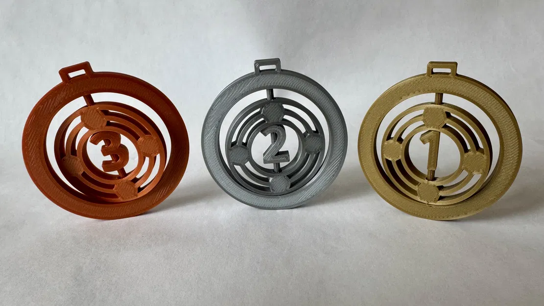 Huy chương (Medal) có tâm xoay - Image 5