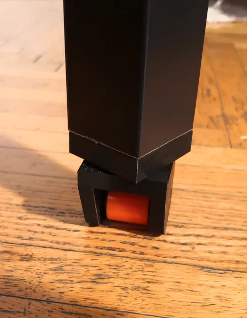 Bánh xe nội thất 360 độ - Tương thích chân bàn IKEA Lack - Image 2