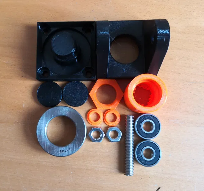 Bánh xe nội thất 360 độ - Tương thích chân bàn IKEA Lack - Image 7