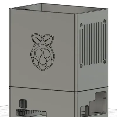 Vỏ NAS (Radxa Penta Sata Hat + Raspberry Pi 5)